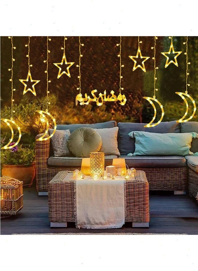 توبيتش زينة رمضان، أضواء نجوم وقمر، أضواء رمضان كارين الخارجية، 8 أوضاع إضاءة لتزيين المنزل في العيد - Image 5